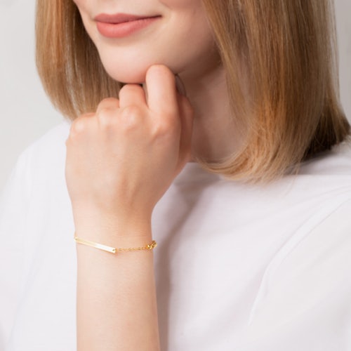 Bransoletka celebrytka Savicki: srebrna pozłacana